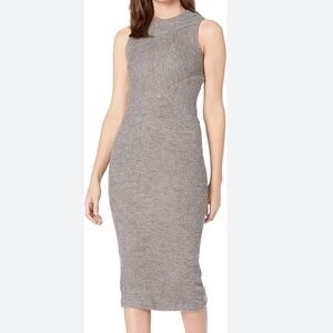 Tracy Reese Charcoal Sleeveless Midi Dress